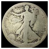 1916-D Silver Walking Liberty Half Dollar  NICELY