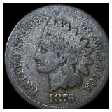 1876 Indian Head Cent NICELY CIRCULATED