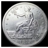 1875-S Silver Trade Dollar CLOSELY  UNCIRCULATED