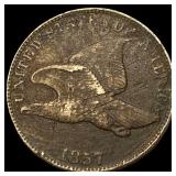 1857 Copper-Nickel Flying Eagle Cent HIGH  GRADE