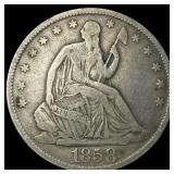 1858-O Seated Liberty Half Dollar NICELY  CIRCULA