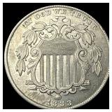 1883 Shield Nickel UNCIRCULATED
