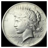 1921 Silver Peace Dollar CLOSELY UNCIRCULATED