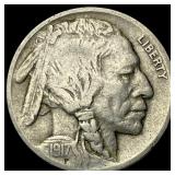 1917-D Buffalo Nickel LIGHTLY CIRCULATED