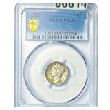 1921 Mercury Silver Dime PCGS VF35