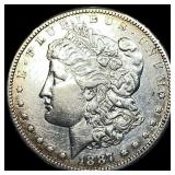 1887-S Silver Morgan Dollar CLOSELY UNCIRCULATED