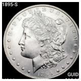 1895-S Morgan Silver Dollar CHOICE BU