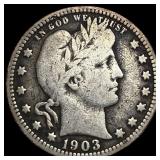 1903 Barber Quarter LIGHTLY CIRCULATED