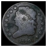 1829 Copper Half Cent LIGHTLY CIRCULATED