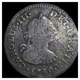 1780-Mo FM Silver 1 Real Mexico Mint NICELY CIRCUL