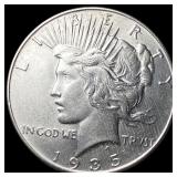 1935 Silver Peace Dollar UNCIRCULATED