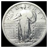1917-S Type 1 Standing Liberty Quarter NICELY  CI