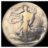 1917-S Silver Walking Liberty Half Dollar  NICELY