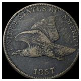 1857 Flying Eagle Cent NEARLY UNCIRCULATED
