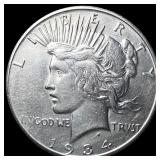 1934 Peace Silver Dollar CLOSELY UNCIRCULATED