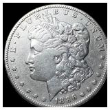 1886 Silver Morgan Dollar NEARLY UNCIRCULATED