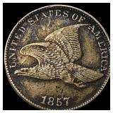 1857 Flying Eagle Cent CHOICE AU