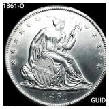 1861-O Seated Liberty Half Dollar UNCIRCULATED