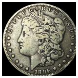 1896-S Silver Morgan Dollar LIGHTLY CIRCULATED