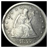 1875-S Seated Liberty Twenty Cents LIGHT CIRC