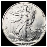 1945-S Silver Half Dollar Walking Liberty UNCIRCUL
