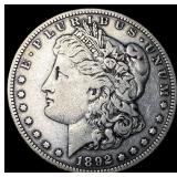 1892-S Silver Morgan Dollar NEARLY UNCIRCULATED