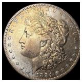 1884-O Silver Morgan Dollar ABOUT UNCIRCULATED