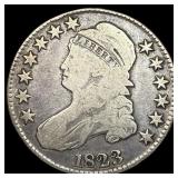 1823 Capped Bust Half Dollar LIGHTLY CIRCULATED