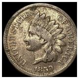 1859 Copper-Nickel Indian Head Cent LIGHTLY CIRCUL