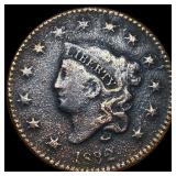 1832 Coronet Head Large Cent ABOUT UNCIRCULATED