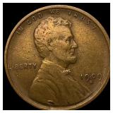 1909-S Lincoln Wheat Cent NEARLY UNCIRCULATED