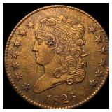 1826 Copper Half Cent CLOSELY UNCIRCULATED