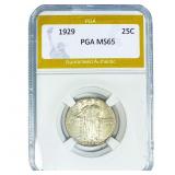 1929 Standing Liberty Quarter PGA MS65