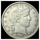 1916-D Silver Barber Quarter CHOICE AU