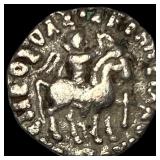 Indo-Scythian 59-12 BC Silver drachm NEARLY UNCIR