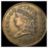 1809 Classic Head Half Cent CHOICE AU