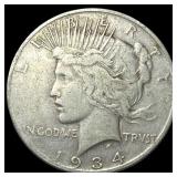 1934 Peace Silver Dollar LIGHTLY CIRCULATED