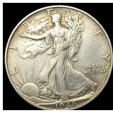 1946-S Silver Half Dollar CLOSELY UNCIRCULATED