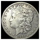 1901-S Silver Morgan Dollar ABOUT UNCIRCULATED
