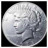 1935-S Silver Peace Dollar CLOSELY UNCIRCULATED