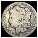 1881-CC Silver Morgan Dollar NICELY CIRCULATED