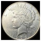 1923 Silver Peace Dollar CLOSELY UNCIRCULATED
