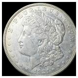 1921 Silver Morgan Dollar ABOUT UNCIRCULATED