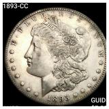 1893-CC Morgan Silver Dollar HIGH GRADE