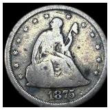 1875-S Silver Twenty Cent Piece LIGHTLY CIRCULATED