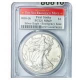 2020-S Silver Eagle PCGS MS69 Emergancy Issue