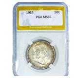 1955 Franklin Half Dollar PGA MS66