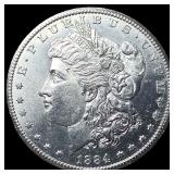 1884-CC Silver Morgan Dollar CHOICE BU
