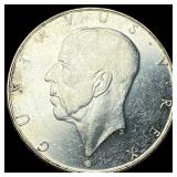 1938 Sweden Silver 2 Kroner UNCIRCULATED