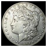 1904-S Silver Morgan Dollar NEARLY  UNCIRCULATED